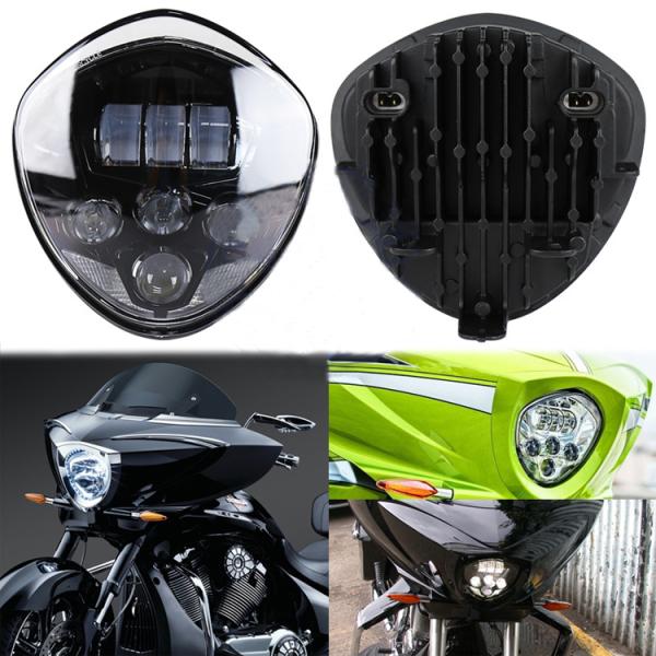 60W Motorcycle LED Headlight Universal Custom Modification for Replace/Repair Purpose