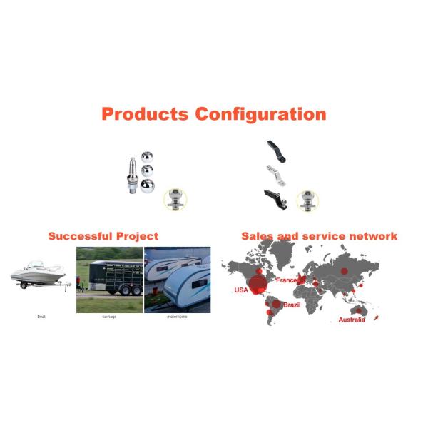 Trailer Parts Adjustable Drop Hitch 2.5 Shank Ball Mount Shank Hollow