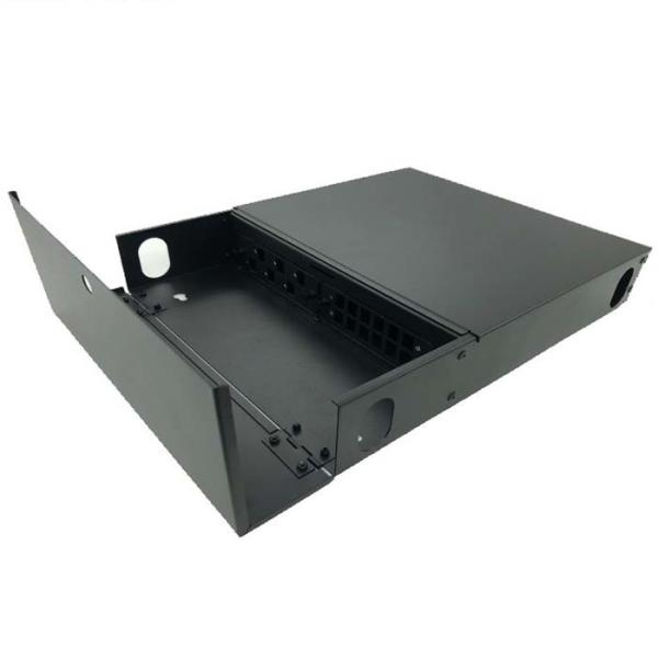 Wall Mounted Indoor Network Patch Panel Box With 2 MPO MTP Modules