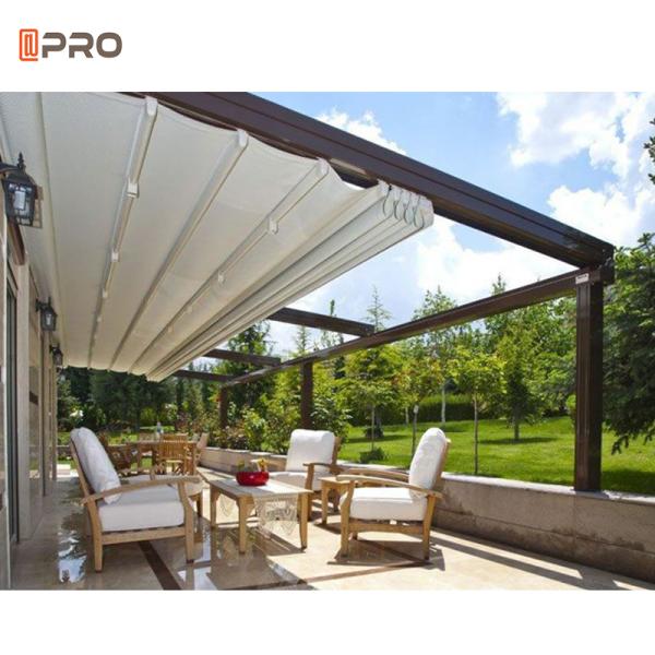 Conopy Modern Aluminum Pergola 6M Retractable Awning Motorized