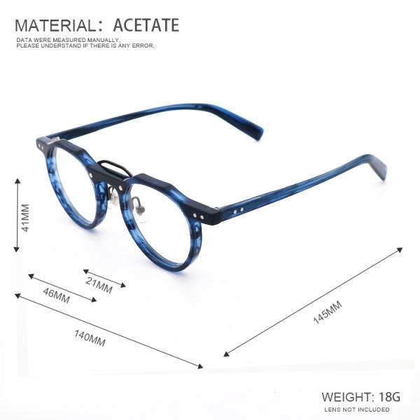 Профессиональный производитель Ацетатные очки оптические MR 98002