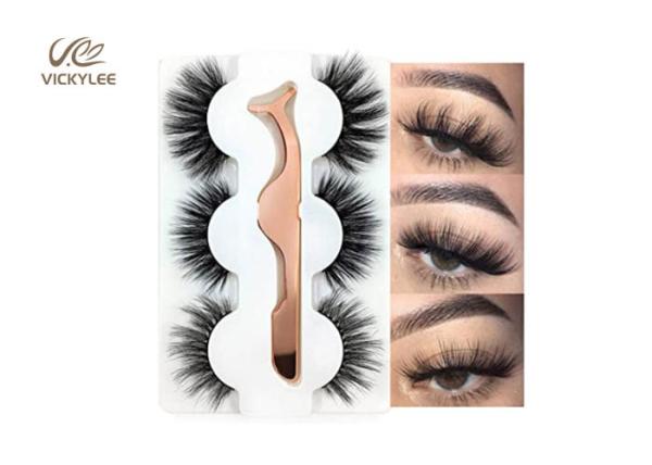 Lightweight 11MM Natural False Eyelashes For Stage