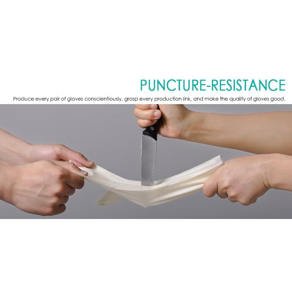 Disposable Powder-Free Latex Examination Gloves 4.5~6.5 g Non Sterile Anti-Slip Function Wholesale Latex Examination Gloves