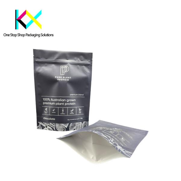 Supplement Powder Protein Pouch Packaging Customizable Lightproof 