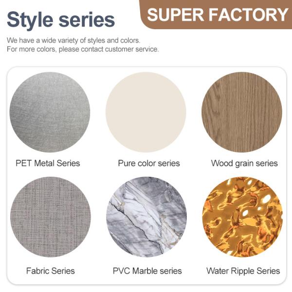 Marble Wall Panel Bamboo Charcoal Wood Veneer Interior Decorative Panels