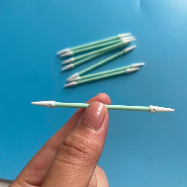 Swab de espuma de cuarto limpio de doble punta de 75 mm para limpieza electrónica