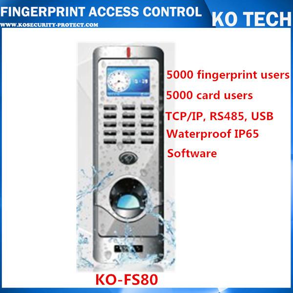 KO-FS80 Metal Case Fingerprint Reader Standalone Entry Access Control