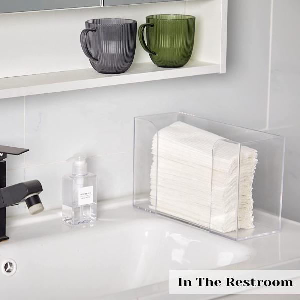 Acrylic paper towel distributor-perfect desktop and wall installation acrylic folding towel distributor