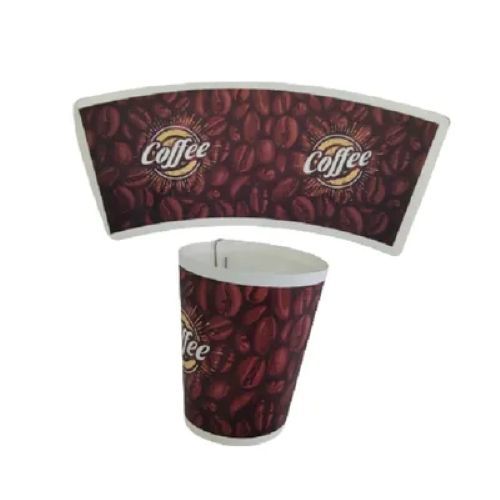 PE coated paper cup fan for  disposable hot coffee and cold beverage paper cup