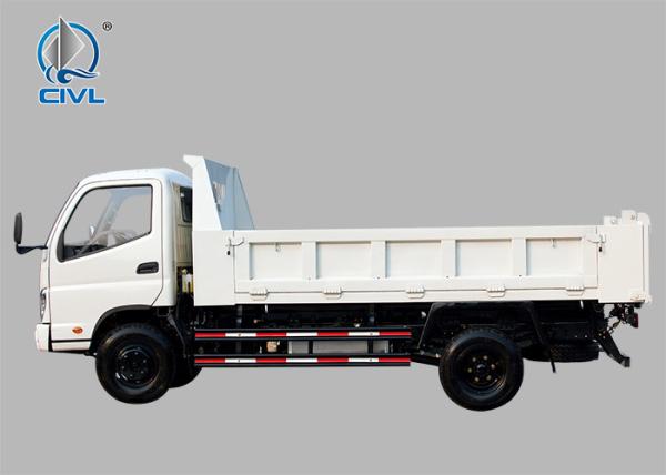 Light Dump Truck new Foton Forland 3-4tons Rhd 4x2 Dumper white colour tipper truck