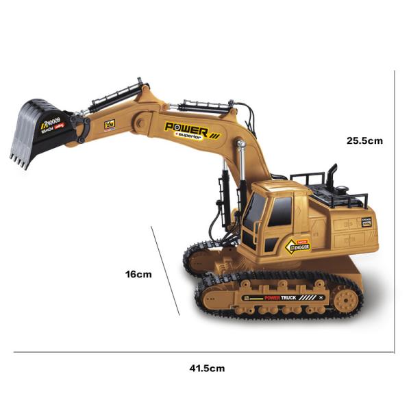 Simulation 1 18 Scale Excavator Toy Large Electric Construction Vehicle for Children