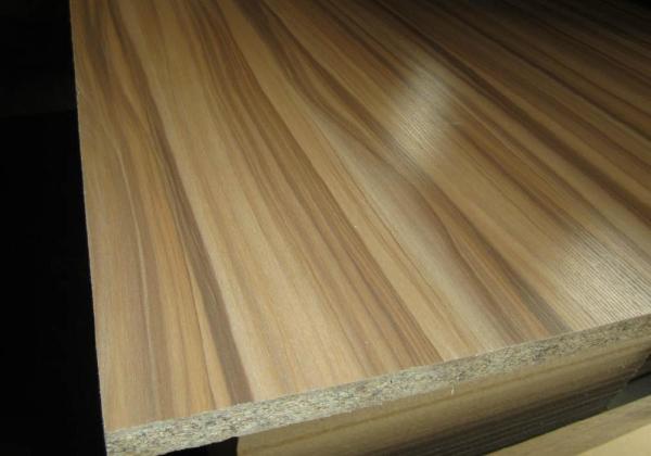 Poplar Core Melamine Coated Particle Board / WBP Glue Laminated Particle Panels