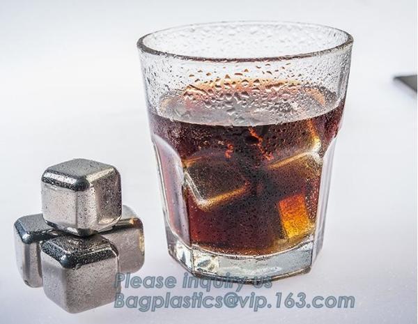 stainless steel whisky stones free sample reusable metal ice cubes, Stainless Steel Whiskey Chilling Rocks Ice Cube Whis