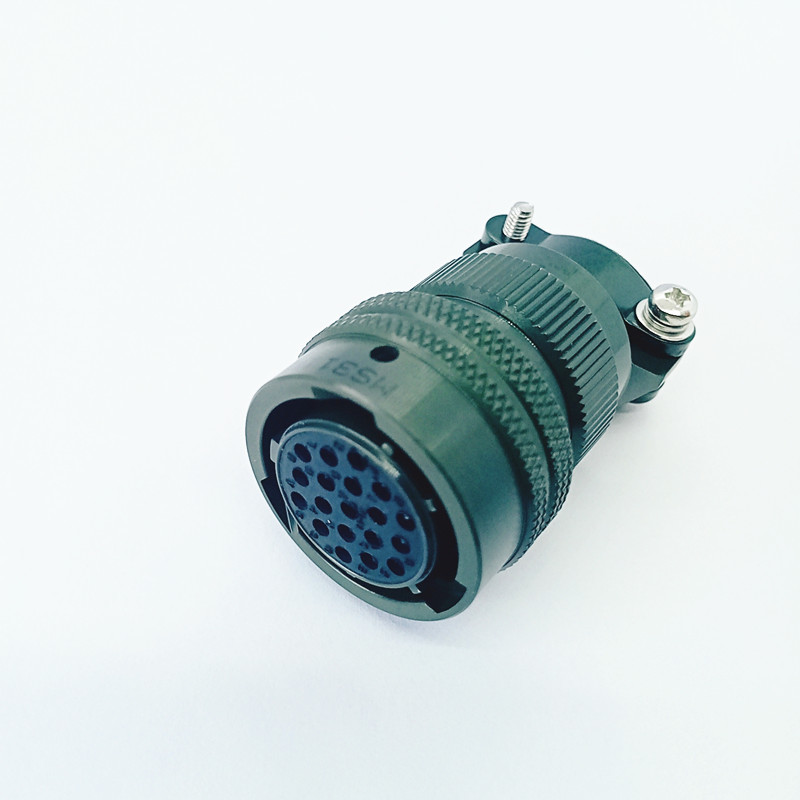  MS3116F14‑19S Circular Connector 19 Pin Straight Cable Mount Female Plug Connector 