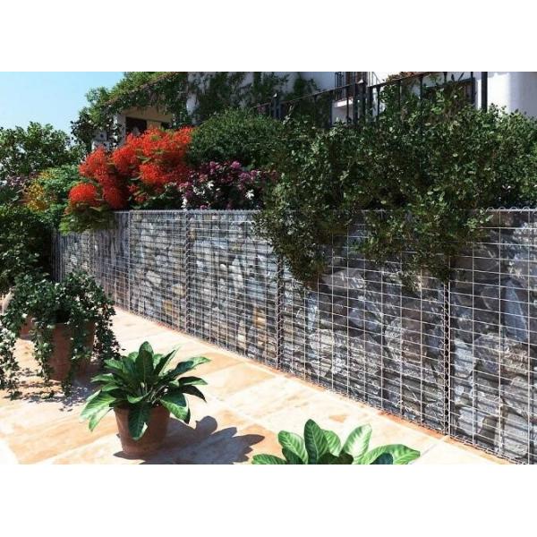 ISO14001 2x1x0.5m Gabion сварило корзины 4mm Gabion