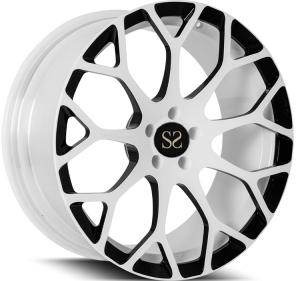 20 Inch 1- Piece Forged Weheel Rims For Audi RS7 5x112 White and Black