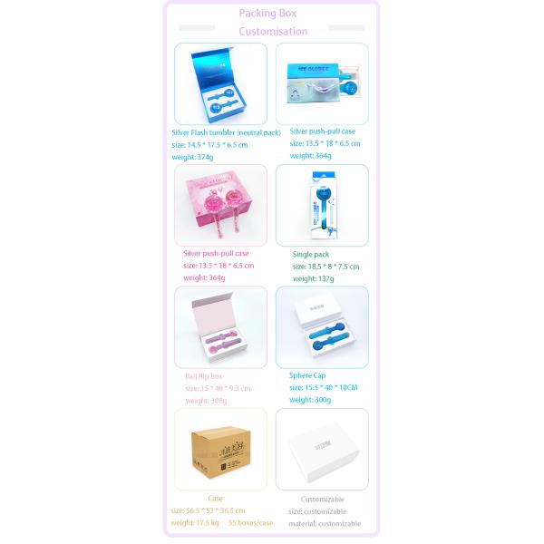 Ice Globes Facial Roller Skin Massagers Cooling Globes For Face Neck Anti Aging Tighten Skin Treatment Reduce Puffiness