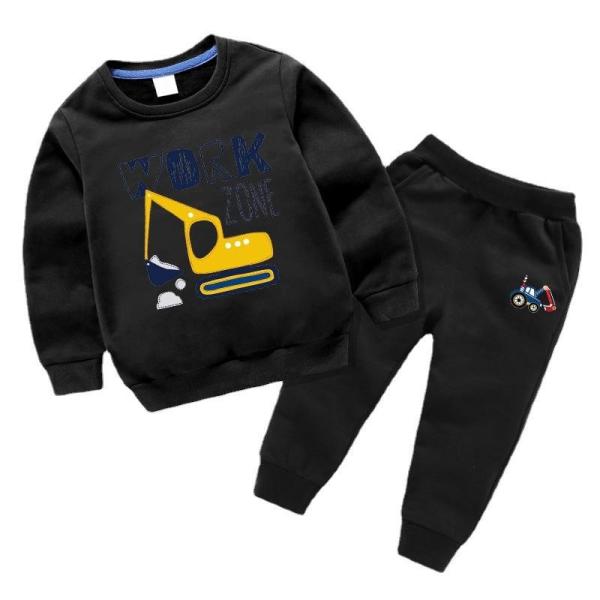 Sports Children'S Outfit Sets Casual Gold Velvet Two Piece