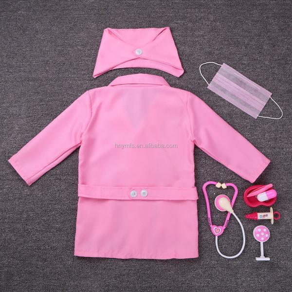 Crianças uniformes do traje do vestido do doutor Costume White Nurse das crianças de Dia das Bruxas