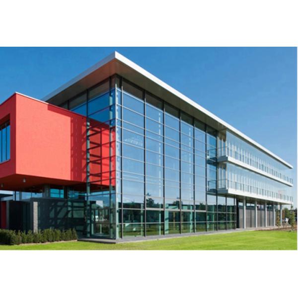 Unitized Aluminium Curtain Wall Systems Modern Facade Design For Commercial Mall