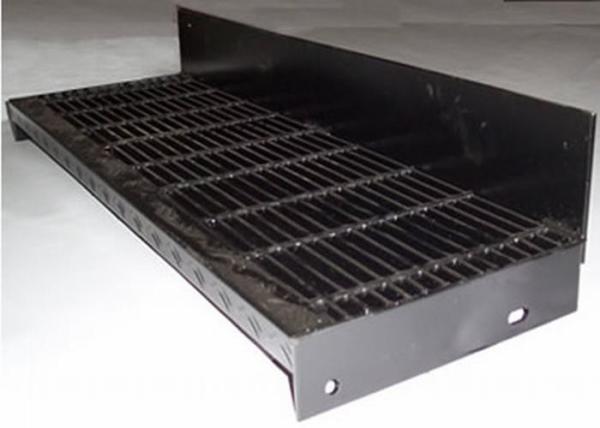 Composite Galvanised Steel Steps,Metal Step Treads With  Checkered Plate