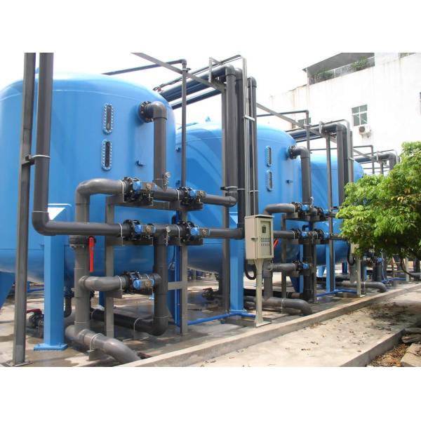 Танк фильтрации воды с активированным углеродом с ПЛК для очистки воды