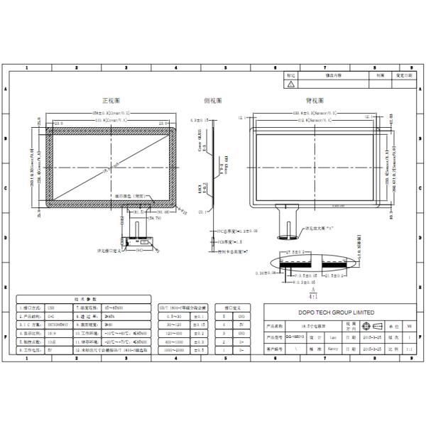 18,5 дюйма запроектировал емкостное стекло и анти--слепимость объектива крышки панели касания/3mm