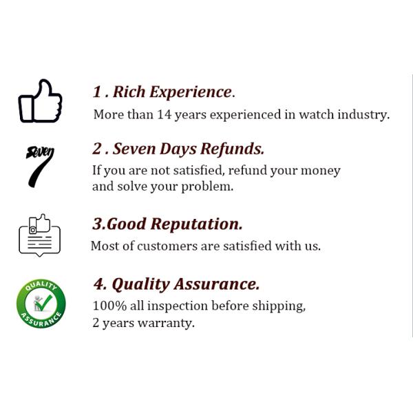 Людей наручных часов логотипа OEM дозор движения кварца роскошных водоустойчивый квадратный