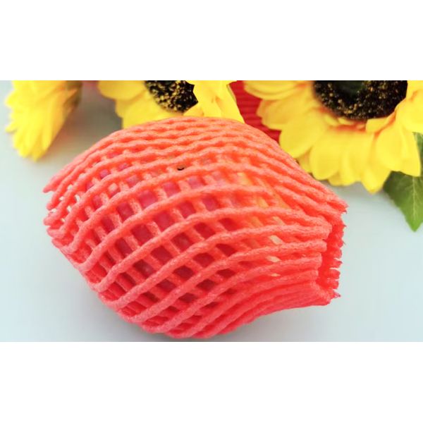 Fruit Foam Mesh Wrap Premium Quality Eco-Friendly Polyethylene Foam Fruit Nets For Fresh Produce Protective Packaging Agriculture Storage Shockproof Foam Protective Cover, Orange, Apple, Pear, Peach