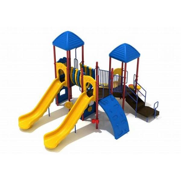 ODM LLEPE Outdoor Playground Playhouse With Tube Plastic Slides