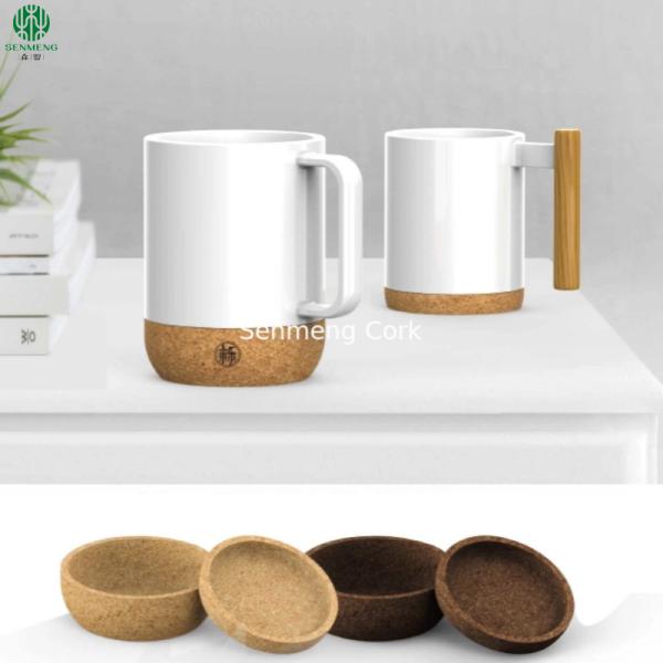 Customizable Bottom Cork coffee Mug Ceramic Insulation Coffee Cup with Premium Quality