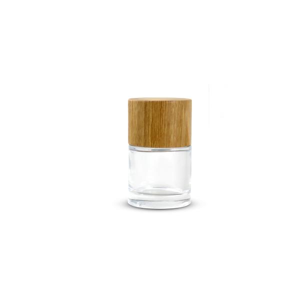 1 pulgada tapa de madera natural perfume tapa de madera tamaño personalizado tapa de madera natural