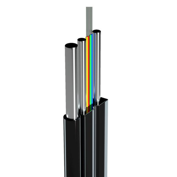 Customized Color PVC LSZH LSOH PE HDPE Jacket HXCOWO Fiber Optic Cable With Messenger
