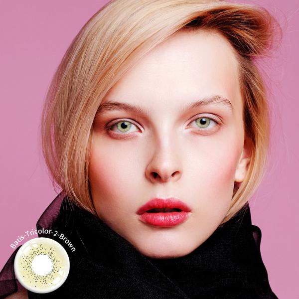 14.2mm Disposable 12 Monthly Colored Contacts Lens Green Grey Brown Blue