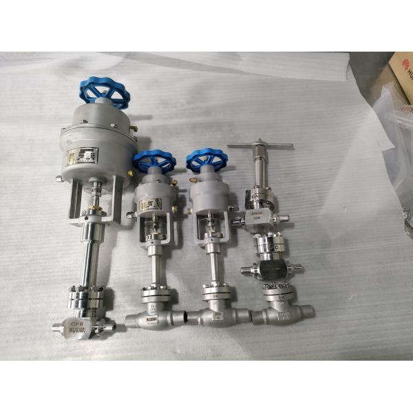 Включающий клапан высокого давления с криогенным шаром PN32Mpa