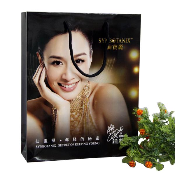 Customized  Paper Carrier Bag PP Handle CMYK Offset Printing For Comestic Product