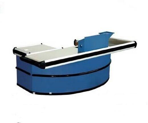 Metal Supermarket Checkout Counter / Custom Retail Counters 2000×1200×850 mm