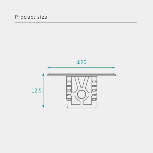 Durable White Shelf Holder Pegs Cabinet Shelf Support Pins High Strength Nickel Plated Finish