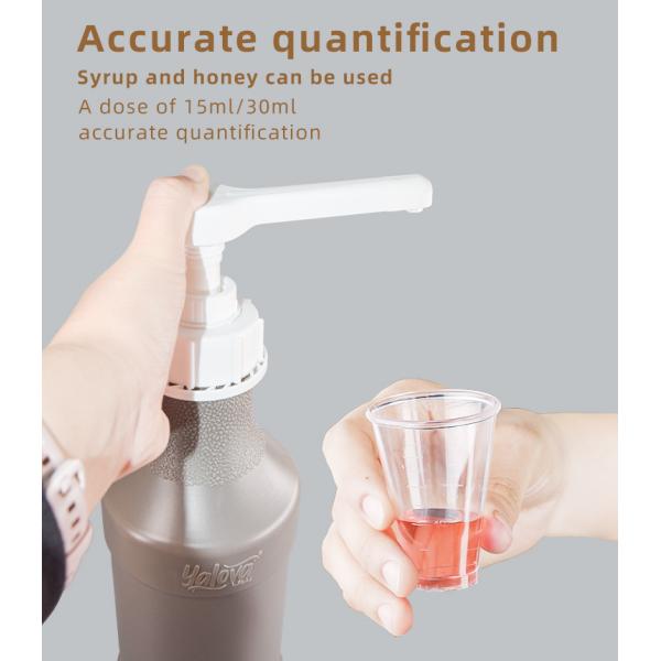 UKPACK'S 54-410 Пластиковый насос соуса 10 мл 15 мл 20 мл 30 мл Пищевой диспенсерный насос