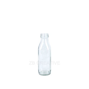 Flint 250ml Dorica Bottle Round Glass Screw Cap Olive Oil Container 160g 7253S