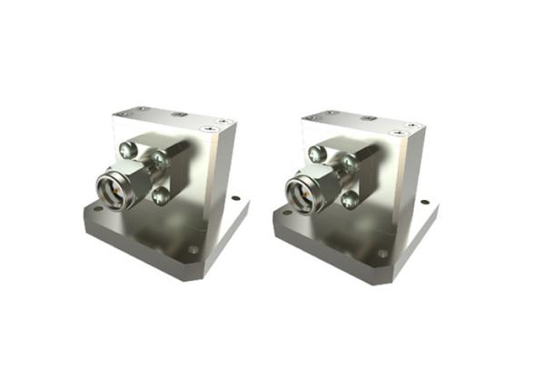 6.5GHz - 18GHz SMA Male Right Angle WRD650 Ridge Waveguide to Coaxial Adapter
