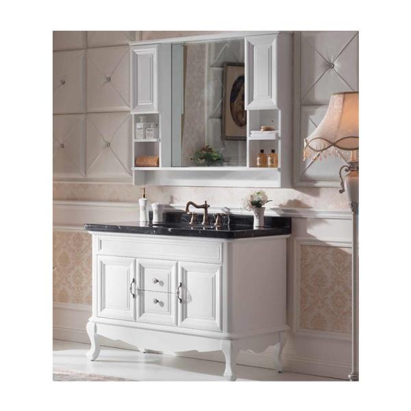 600mm 48 Inch Contemporary Corner Solid Wood Bathroom Vanity  Cabinet