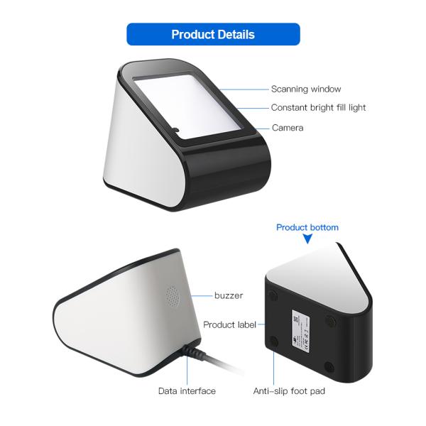 Блок развертки штрихкода Pos USB RS232 столешницы для оплаты NFC мобильной