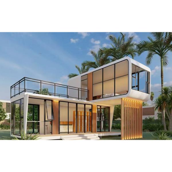Casa de cabaña de manzana personalizable y ecológica con marco de acero galvanizado y panel tallado de metal