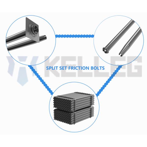 43mm 46mm Friction Stabilizer Bolt Wedge Seam Wall Penetration Pipe Friction Anchor Bolts