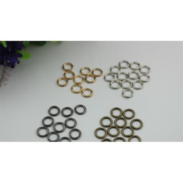 New arrival handbag 6 mm nickel metal round wire iron buckles wholesales