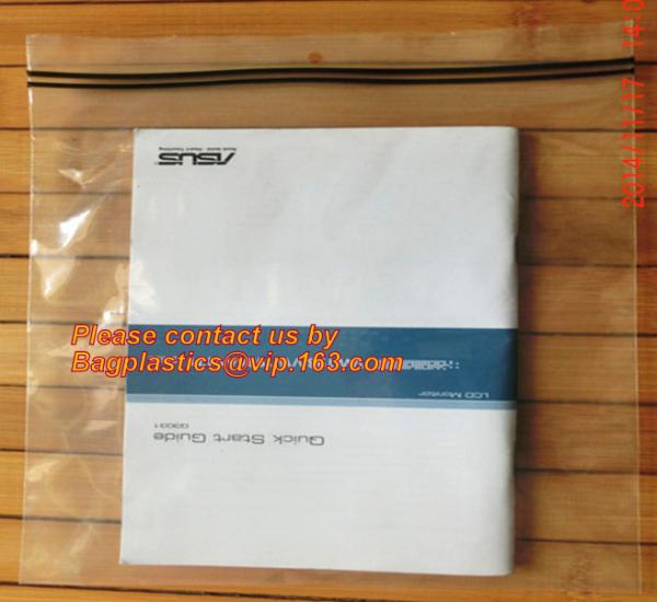 resealable double track zipper plastic bag, Double Track zipper locking bags/ k bags, reclosable plastic package d