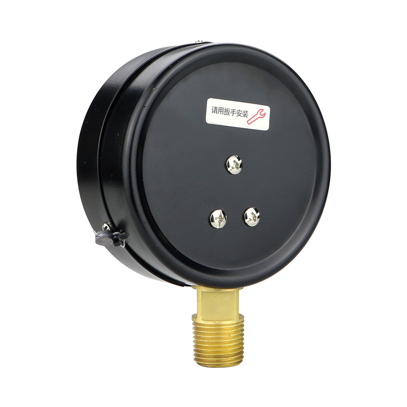 100mm NPT1/2 Dry Pressure Gauge with Iron Shell and Copper Connector Precision 1.6%