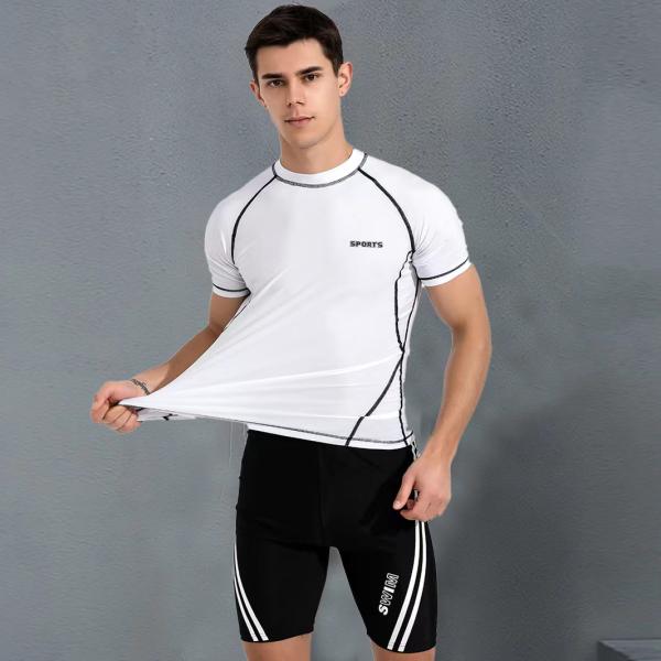 Swimwear людей молодости костюма подныривания купальника белых двухкусочных людей двухкусочный