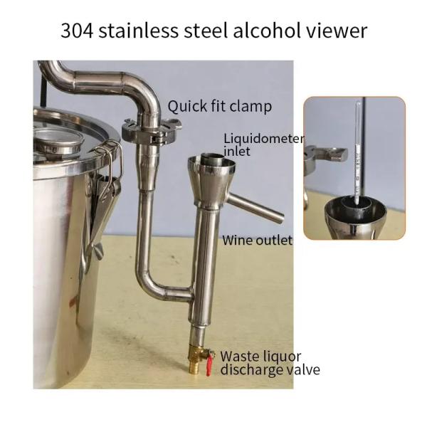 Stainless Steel Electric Alcohol Distiller 15L 25L 33L 50L 70L